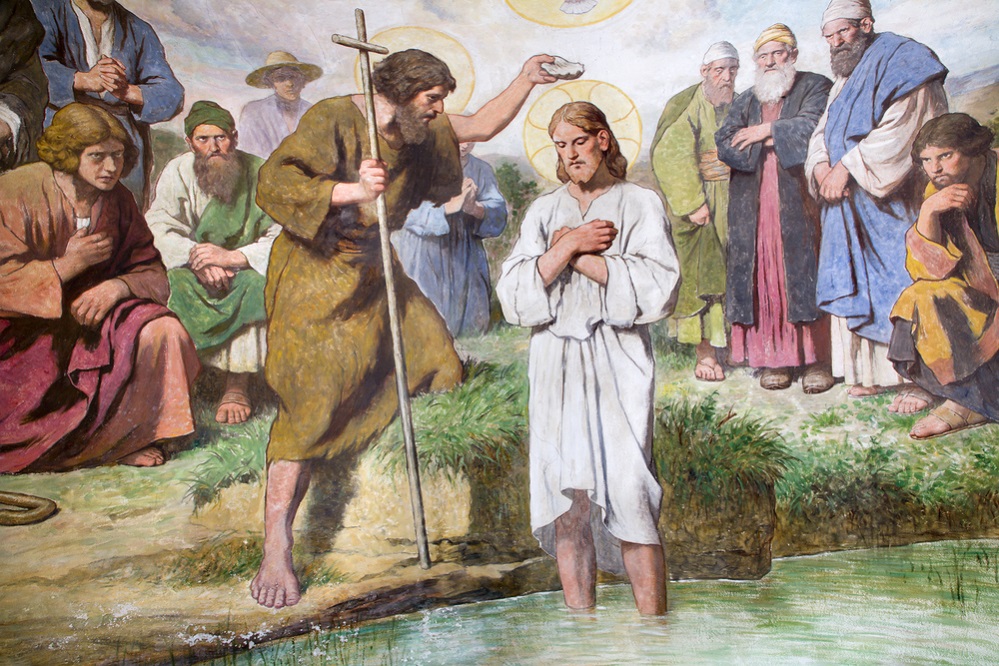 Were John The Baptist And Jesus Cousins Sharing The Essence Of The   Painting Depicting John The Baptist Baptising Jesus Christ 1637405170850 